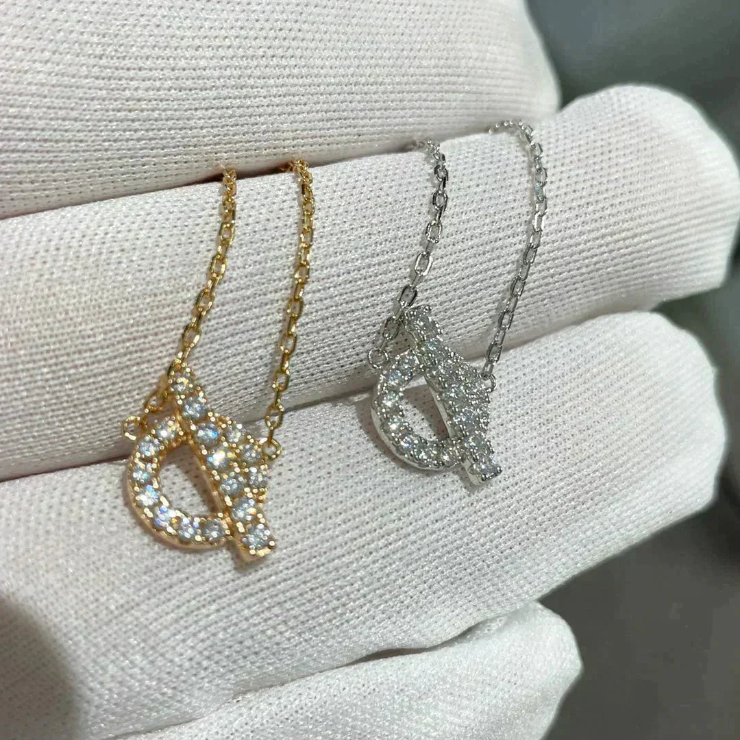 [Dawnora Jewelry]ECHAPEE NECKLACE DIAMOND