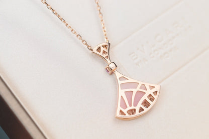 [Dawnora Jewelry]DREAM NECKLACE PINK MOP DIAMOND