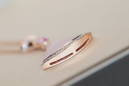[Dawnora Jewelry]DREAM NECKLACE PINK MOP DIAMOND