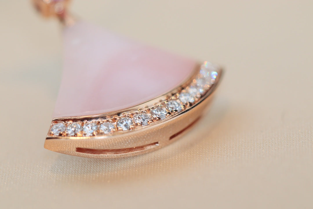 [Dawnora Jewelry]DREAM NECKLACE PINK MOP DIAMOND