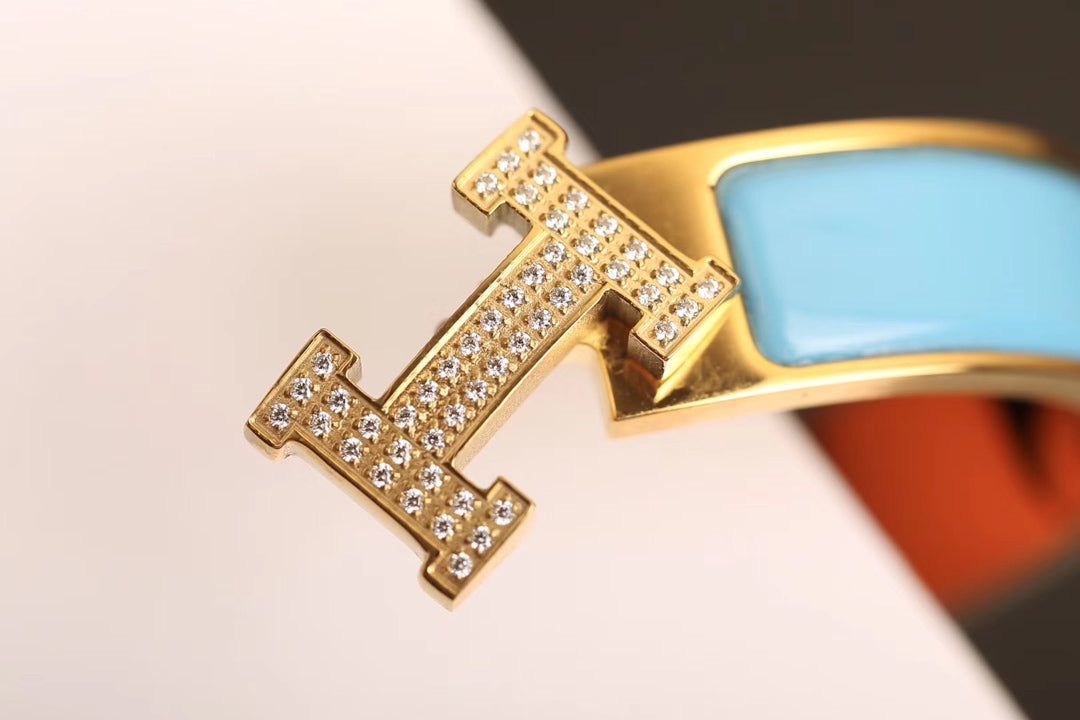 [Dawnora Jewelry]H CLOUD BLUE BRACELET GOLD DIAMOND