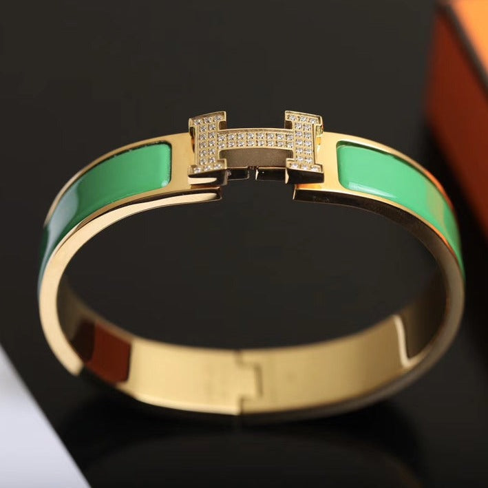 [Dawnora Jewelry]H BRACELET GOLD DIAMOND