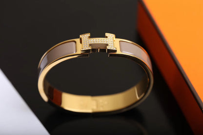 [Dawnora Jewelry]H BRACELET GOLD DIAMOND