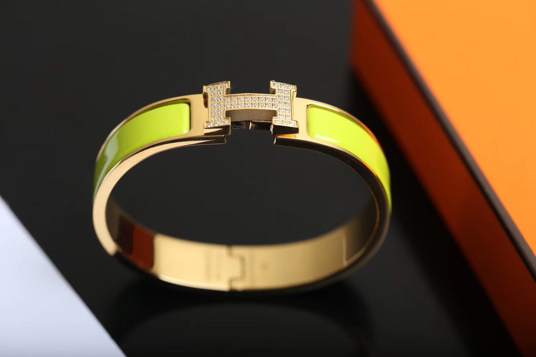 [Dawnora Jewelry]H BRACELET GOLD DIAMOND