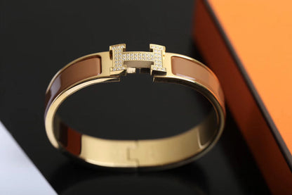 [Dawnora Jewelry]H BRACELET GOLD DIAMOND