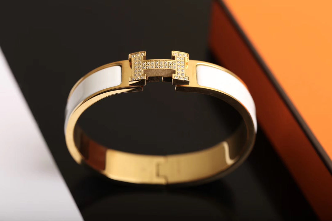 [Dawnora Jewelry]H BRACELET GOLD DIAMOND