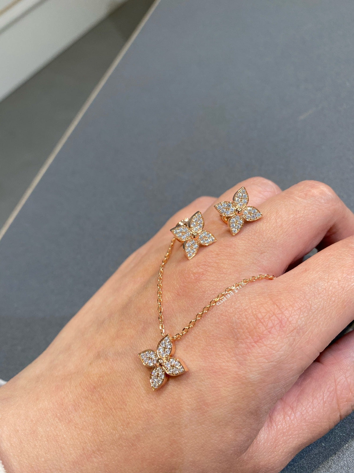 [Dawnora Jewelry]STAR DIAMOND NECKALCE