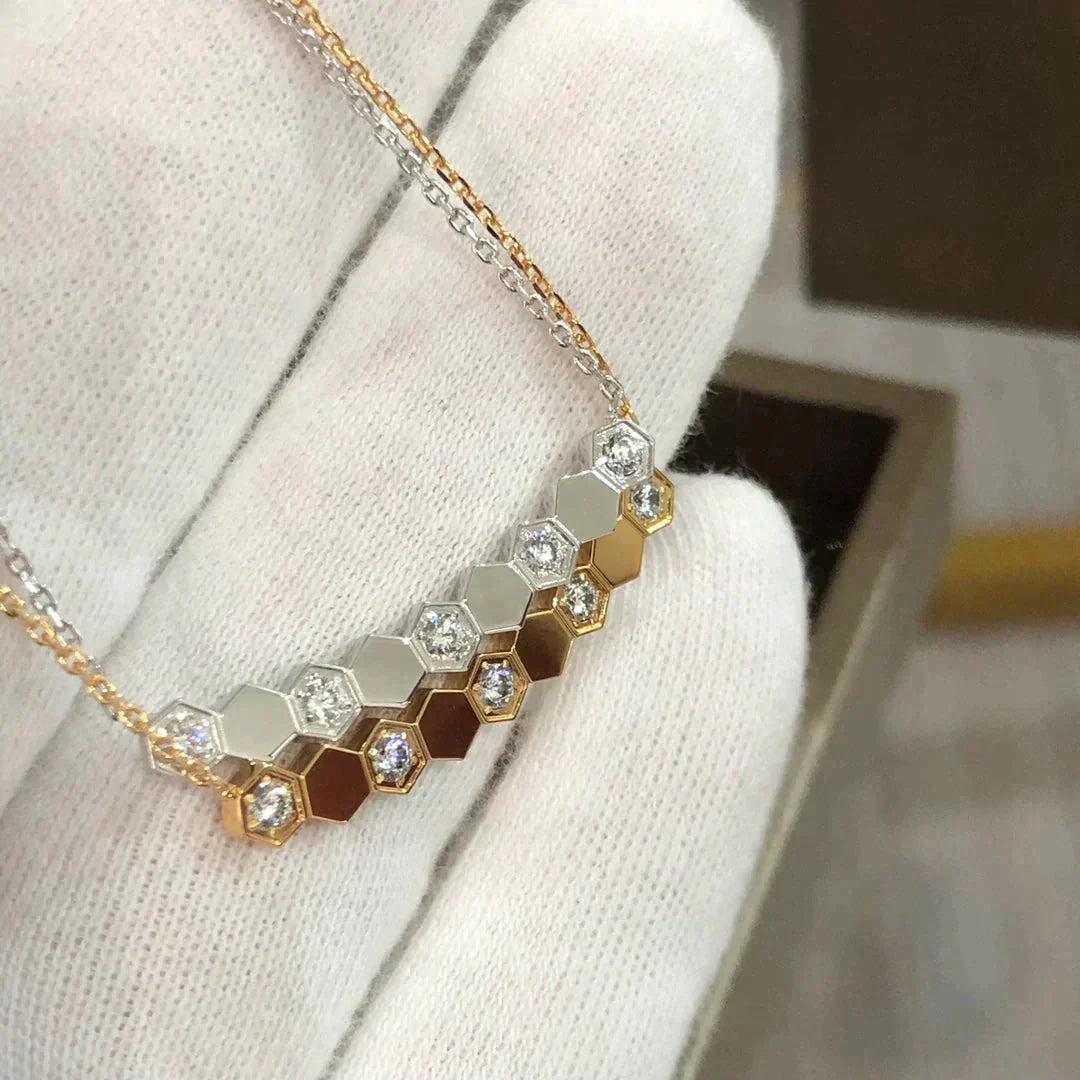 [Dawnora Jewelry]BEE LOVE NECKLACE DIAMOND