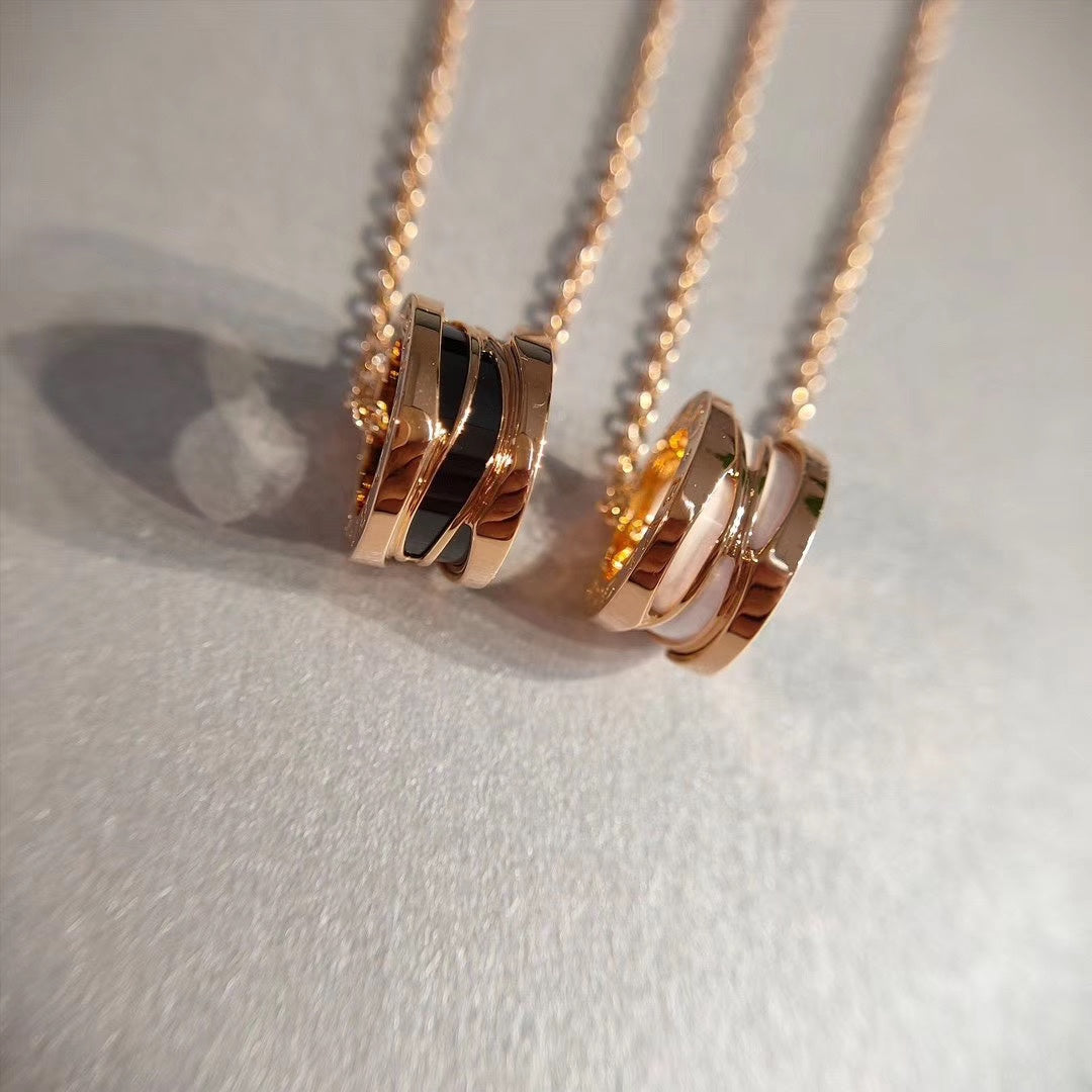 [Dawnora Jewelry]ZERO 1 NECKLACE PINK GOLD