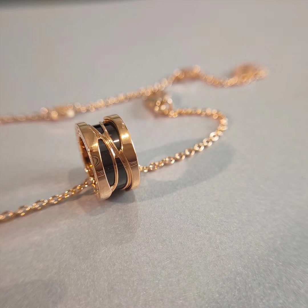 [Dawnora Jewelry]ZERO 1 NECKLACE PINK GOLD