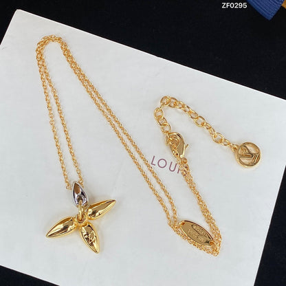 [Dawnora Jewelry]LOUISETTE PEDANT GOLD NECKLACE