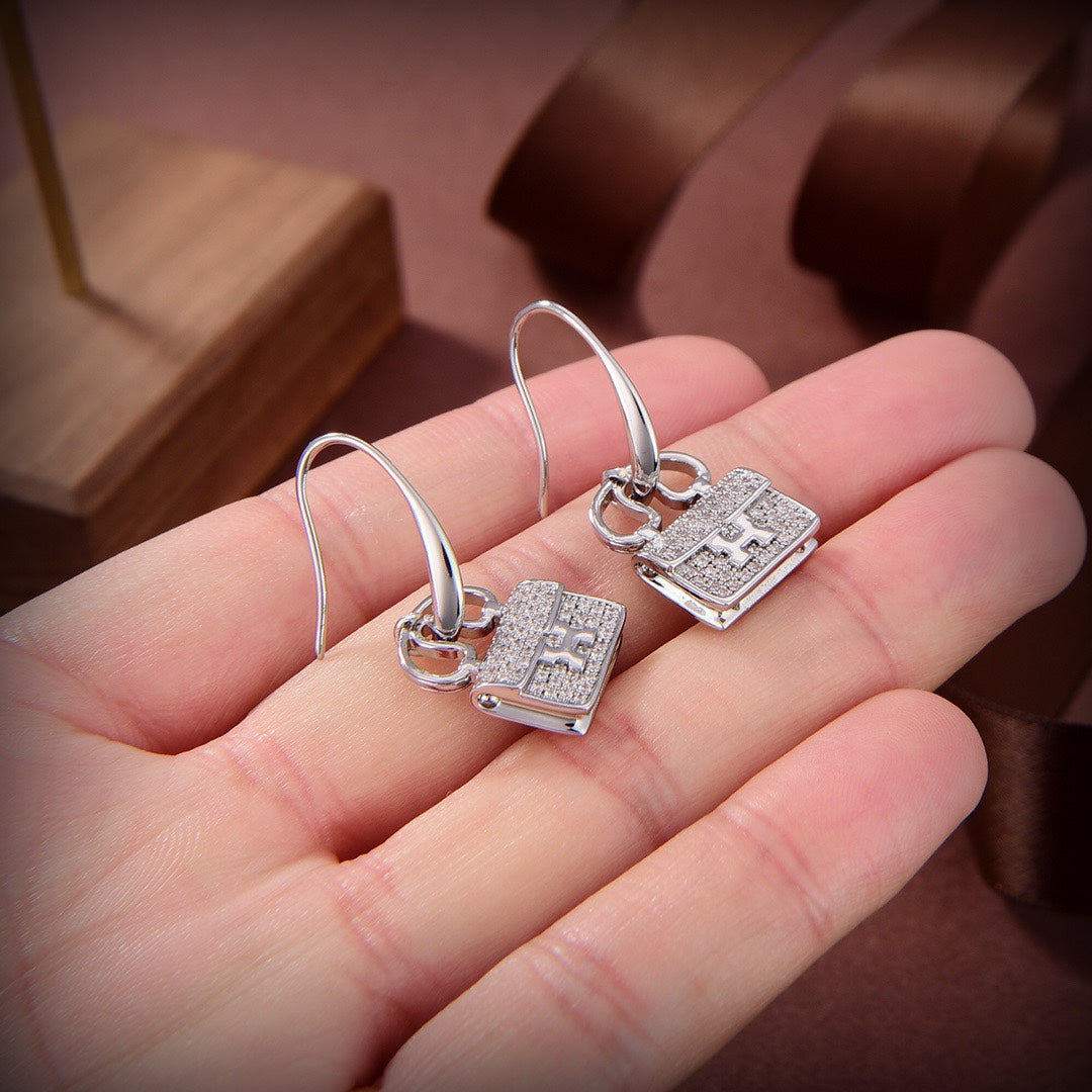 [Dawnora Jewelry]KELLY DIAMOND EARRINGS