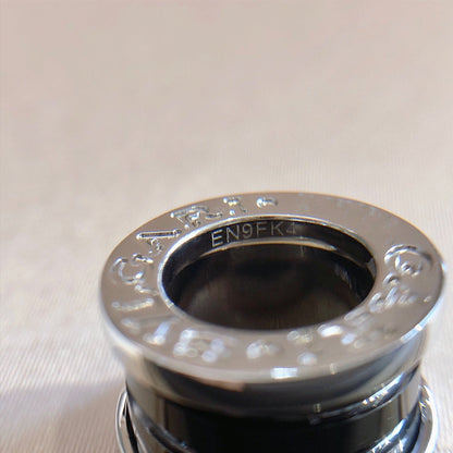 [Dawnora Jewelry]ZERO 1 BLACK CERAMIC SILVER NECKLACE
