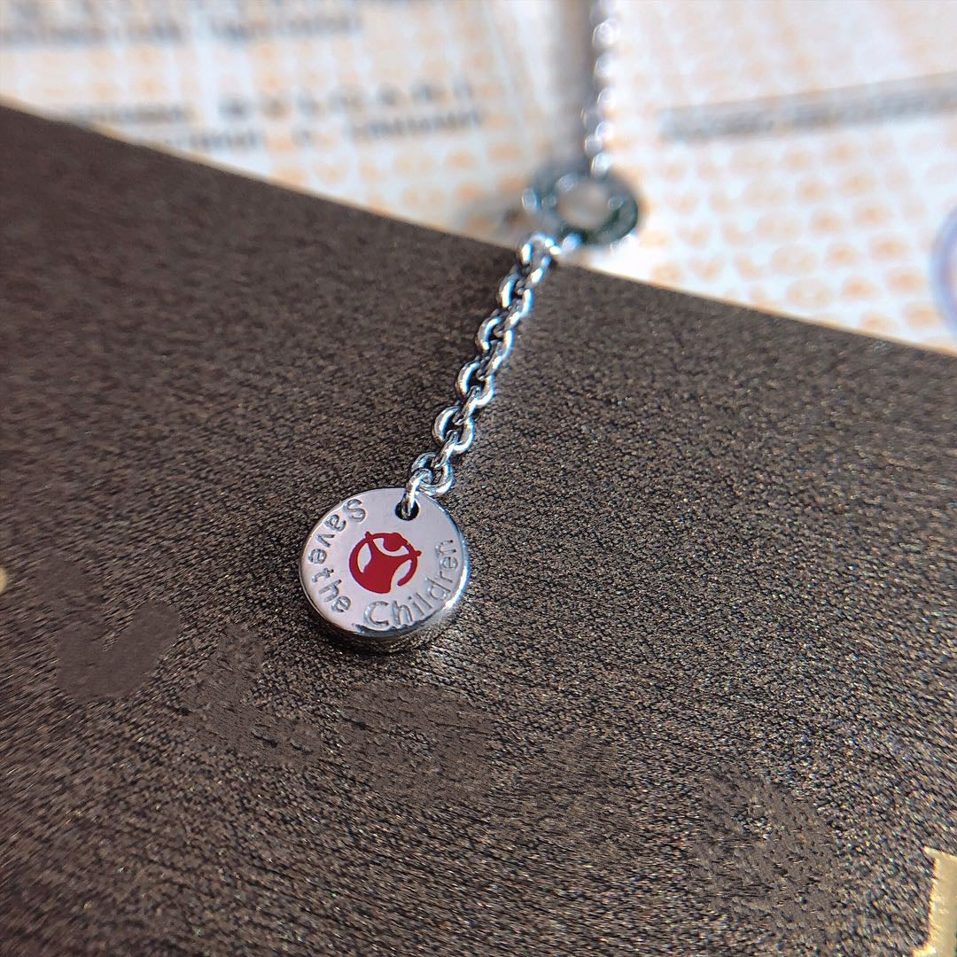 [Dawnora Jewelry]ZERO 1 BLACK CERAMIC SILVER NECKLACE
