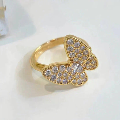 [Dawnora Jewelry]BUTTERFLY DIAMOND RING