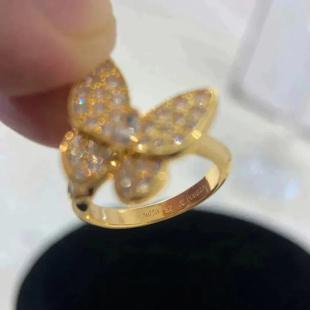 [Dawnora Jewelry]BUTTERFLY DIAMOND RING