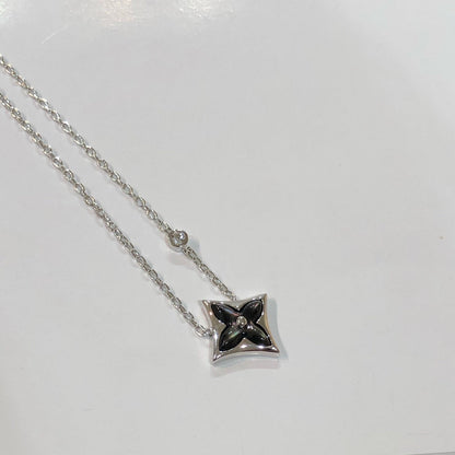 [Dawnora Jewelry]STAR BLACK MOP NECKLACE