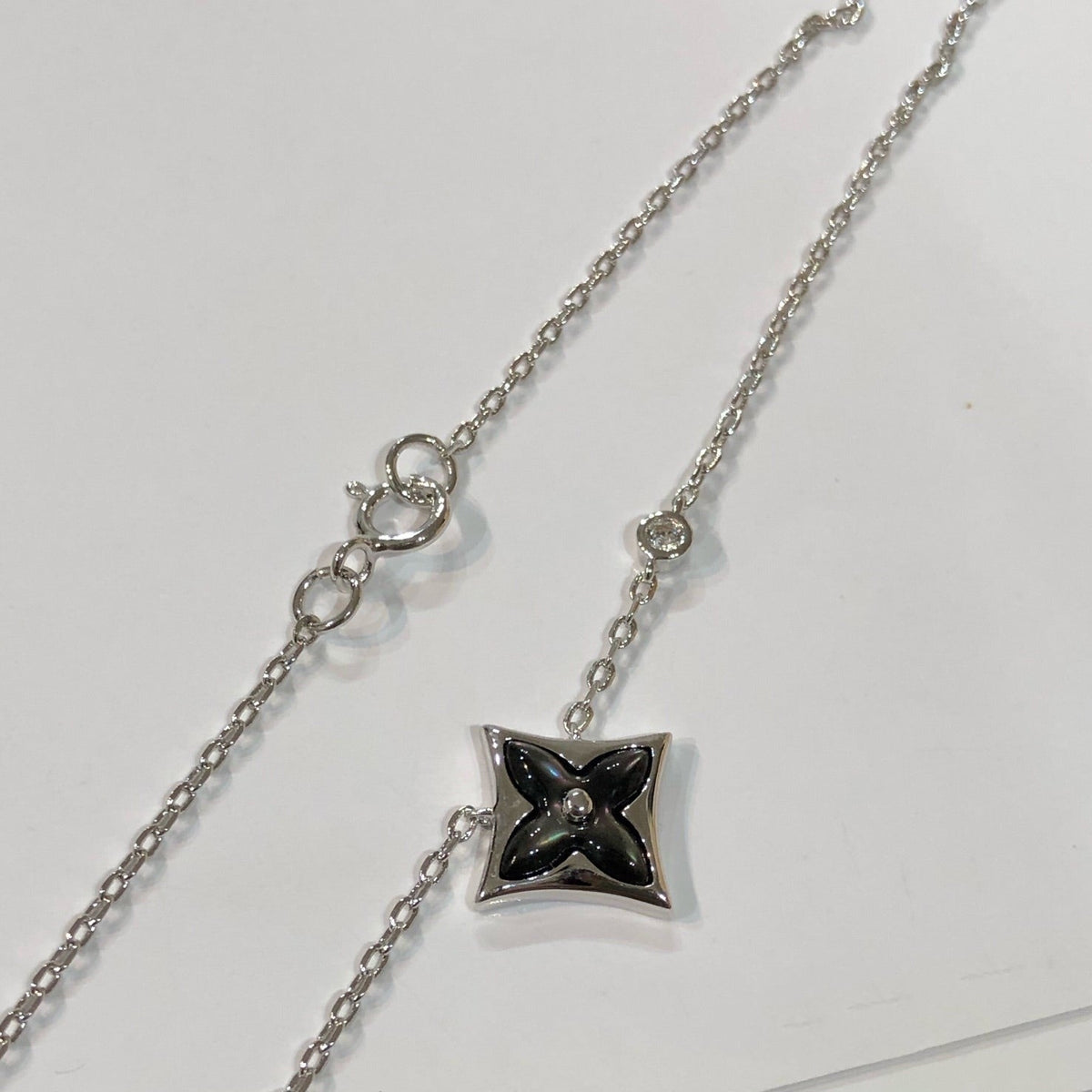 [Dawnora Jewelry]STAR BLACK MOP NECKLACE