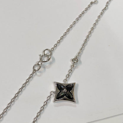[Dawnora Jewelry]STAR BLACK MOP NECKLACE