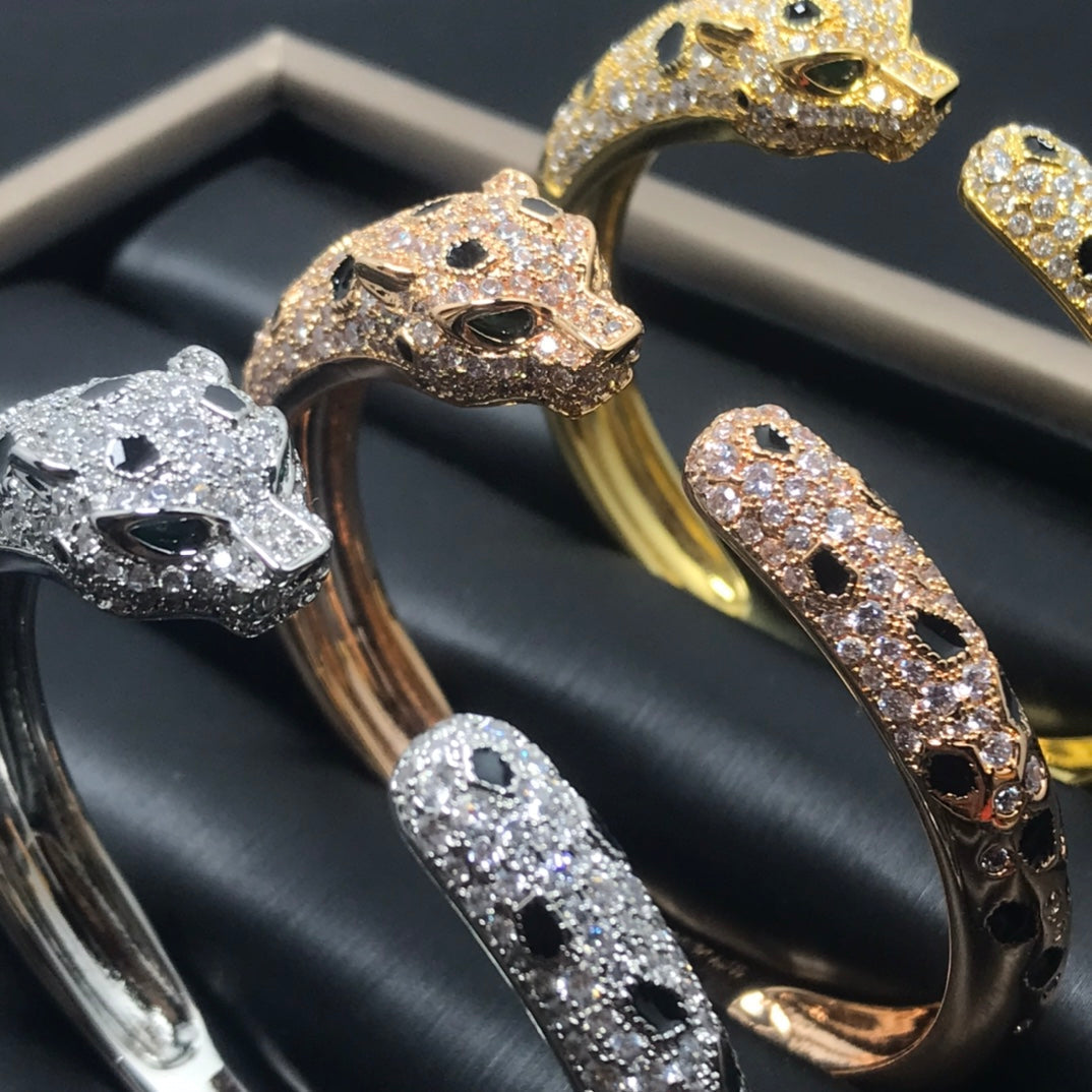 [Dawnora Jewelry]PANTHERE BIG BRACELET DIAMONDS