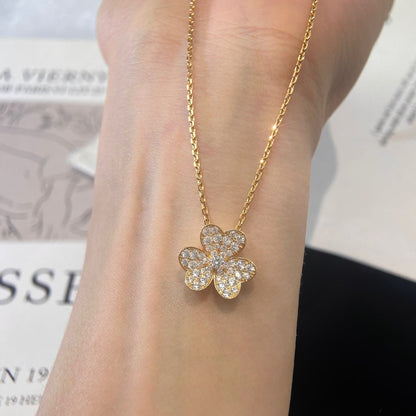 [Dawnora Jewelry]FLOWER DIAMOND NECKLACE