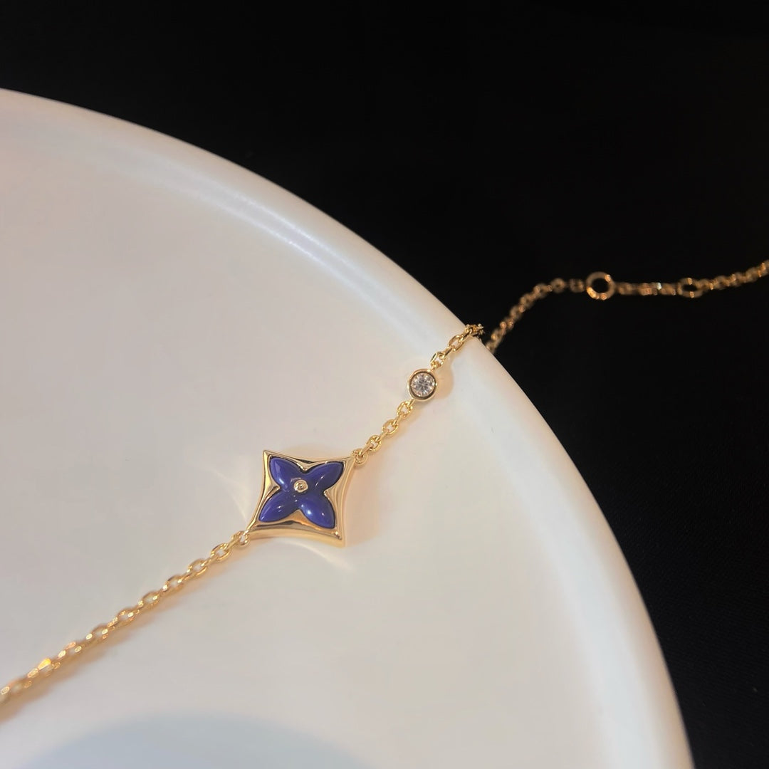 [Dawnora Jewelry]COLOR STAR PINK GOLD DIAMOND BRACELET