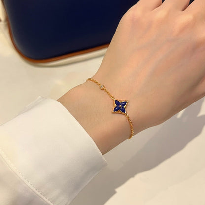 [Dawnora Jewelry]COLOR STAR PINK GOLD DIAMOND BRACELET