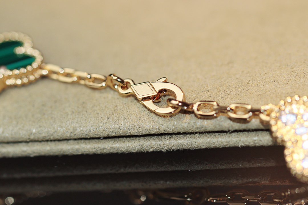 [Dawnora Jewelry]CLOVER 20 MOTIFS ONYX ROSE GOLD