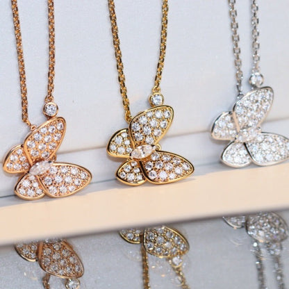 [Dawnora Jewelry]BUTTERFLY DIAMOND NECKLACE