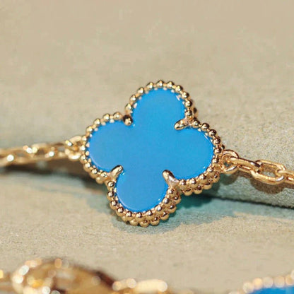 [Dawnora Jewelry]CLOVER 20 MOTIFS TURQUOISE GOLD