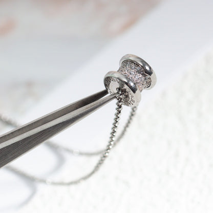 [Dawnora Jewelry]ZERO 1 SILVER DIAMOND NECKLACE