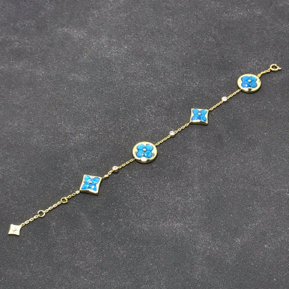 [Dawnora Jewelry]STAR AND SUN TURQUOISE 4 MOTIFS 3 DIAMONDS