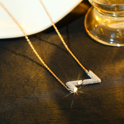 [Dawnora Jewelry]VOLT SILVER DIAMOND PEDANT NECKLACE