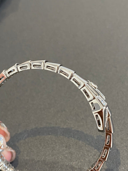 [Dawnora Jewelry]SERPENTI BRACELET DIAMONDS SILVER