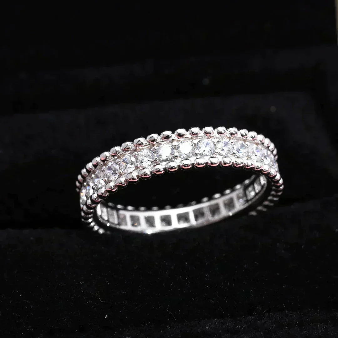 [Dawnora Jewelry]PERLEE DIAMOND SILVER RING