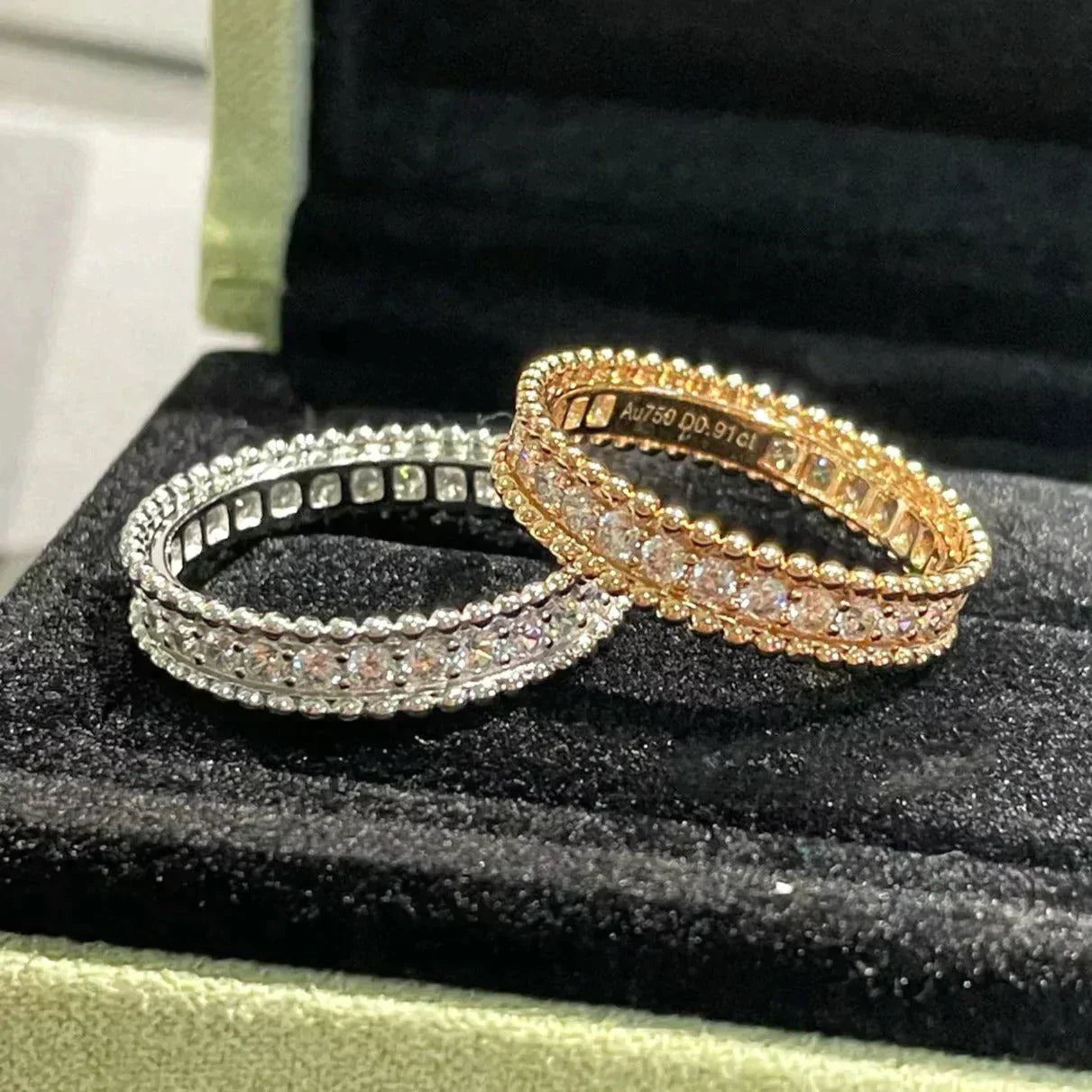 [Dawnora Jewelry]PERLEE DIAMOND ROSE GOLD RING