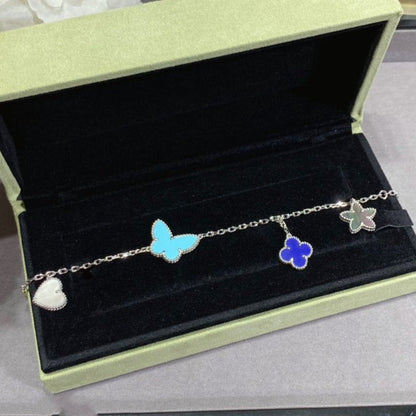 [Dawnora Jewelry]LUCKY SPRING SILVER BRACELET 4 MOTIF