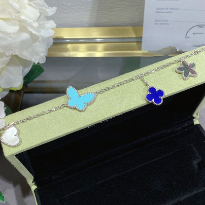 [Dawnora Jewelry]LUCKY SPRING SILVER BRACELET 4 MOTIF