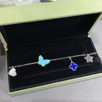 [Dawnora Jewelry]LUCKY SPRING SILVER BRACELET 4 MOTIF