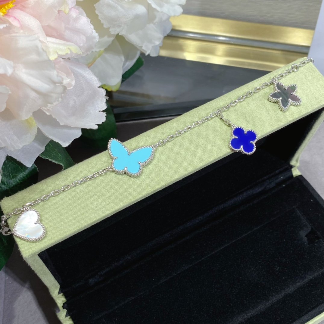 [Dawnora Jewelry]LUCKY SPRING SILVER BRACELET 4 MOTIF