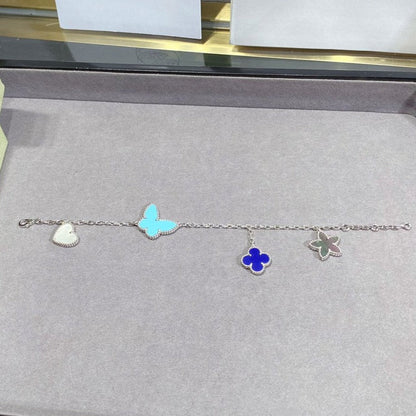 [Dawnora Jewelry]LUCKY SPRING SILVER BRACELET 4 MOTIF