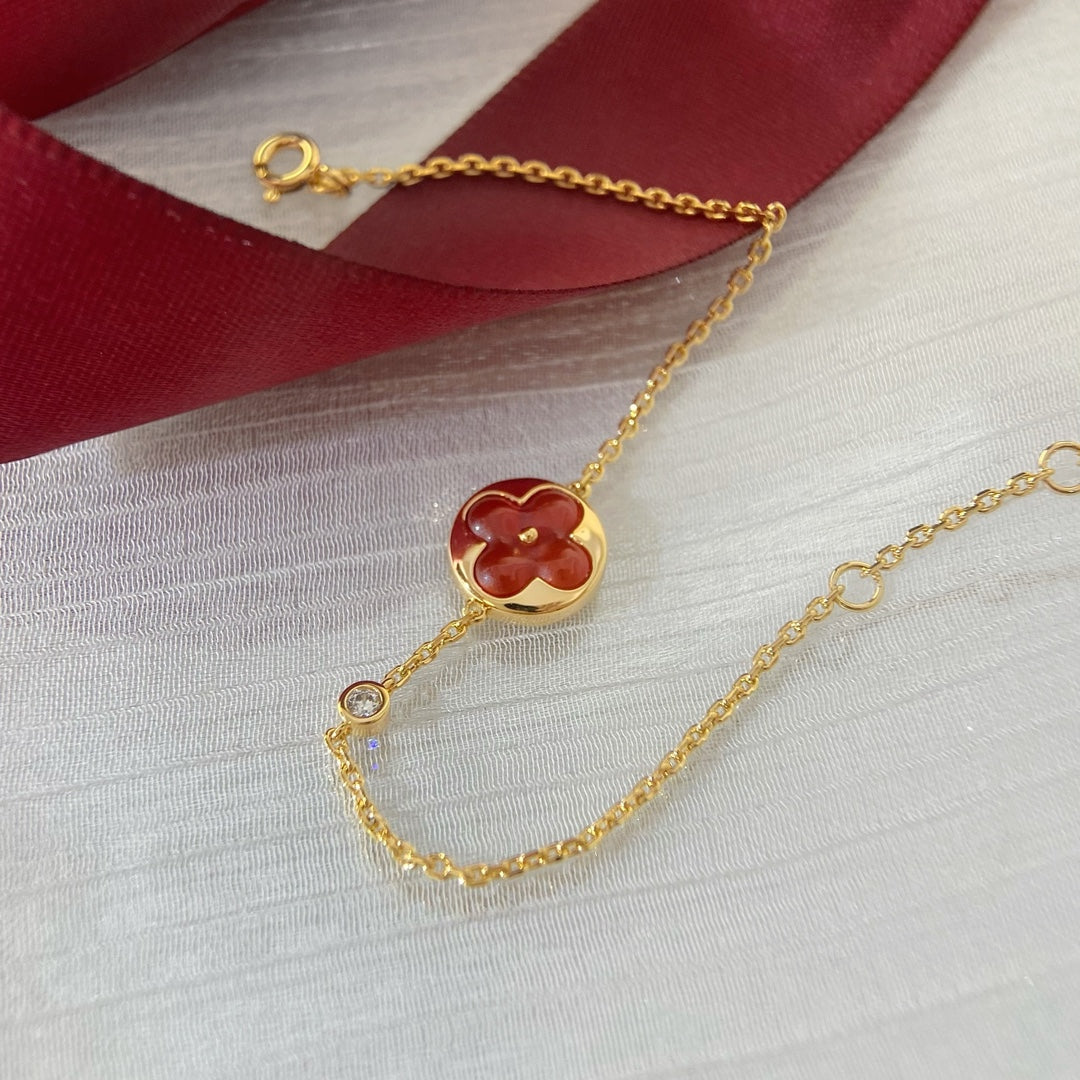 [Dawnora Jewelry]SUN PEDANT CARNELIAN BRACELET