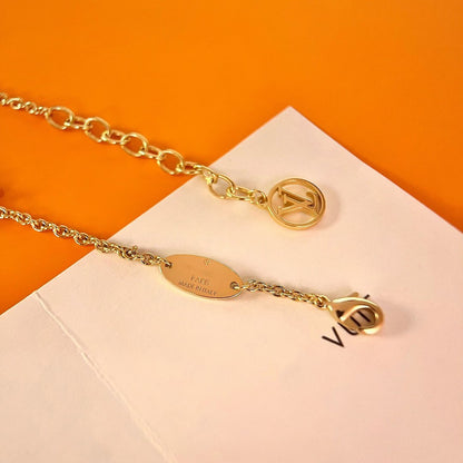[Dawnora Jewelry]LOGO STAR MOTIF GOLD BRACELET