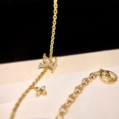 [Dawnora Jewelry]LOGO STAR MOTIF GOLD BRACELET