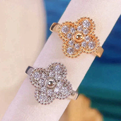 [Dawnora Jewelry]CLOVER DIAMOND RING
