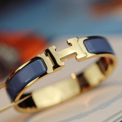 [Dawnora Jewelry]H BRACELET 12MM BLUE GRAY