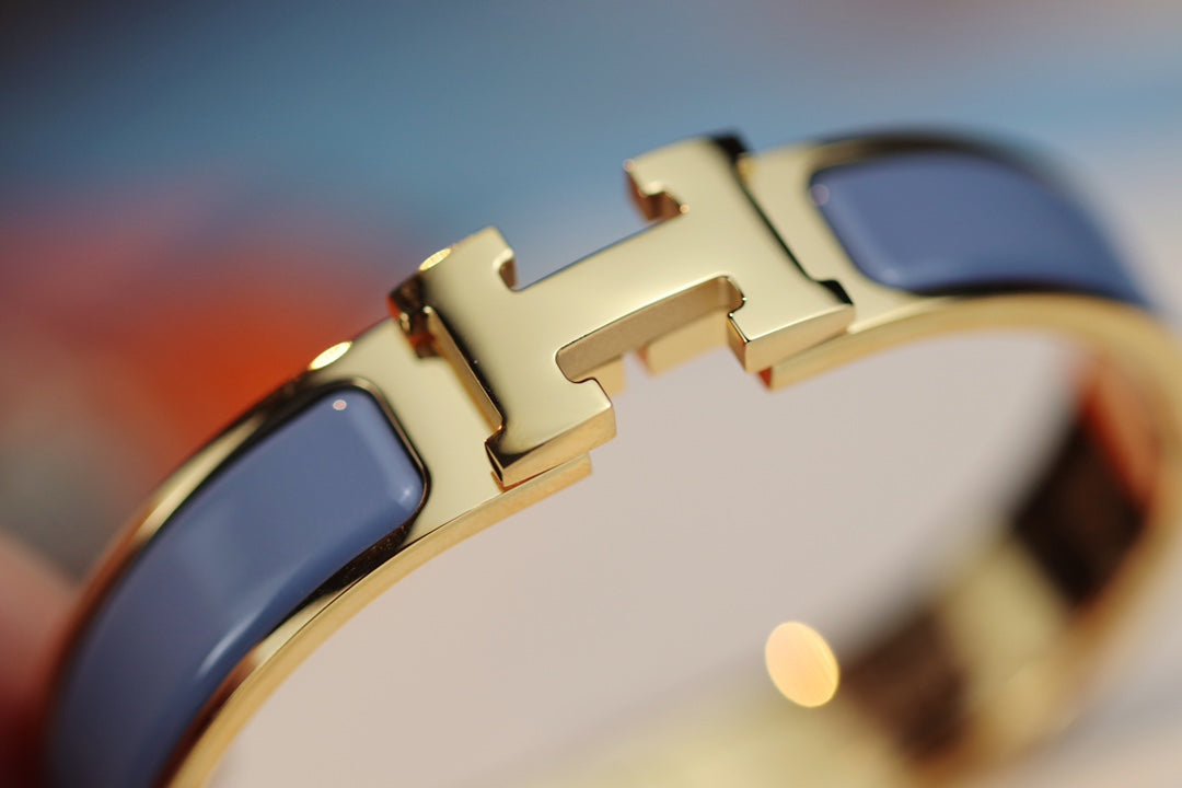 [Dawnora Jewelry]H BRACELET 12MM BLUE GRAY