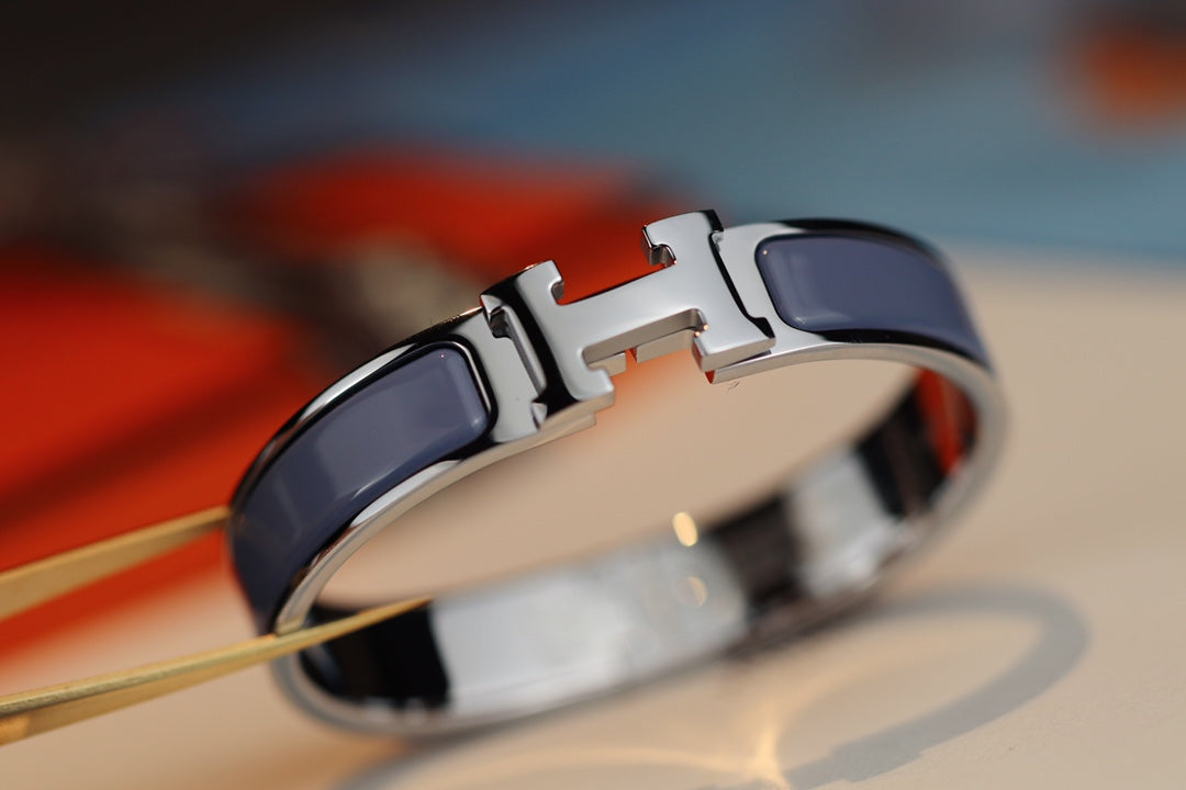 [Dawnora Jewelry]H BRACELET 12MM BLUE GRAY