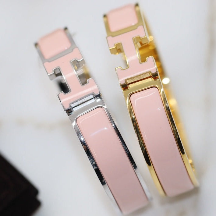 [Dawnora Jewelry]H BRACELET 12MM PINK