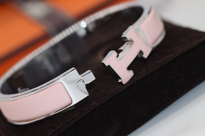 [Dawnora Jewelry]H BRACELET 12MM PINK